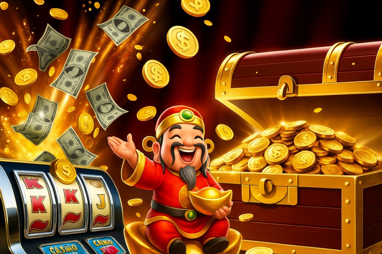 Filipino player spinning online slots on a mobile phone using aajili